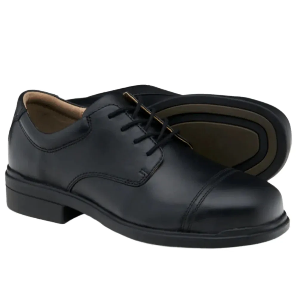 Blundstone Classic Black Leather Lace Up Dress Steel Cap Safety Shoe (785) (Pre Order)