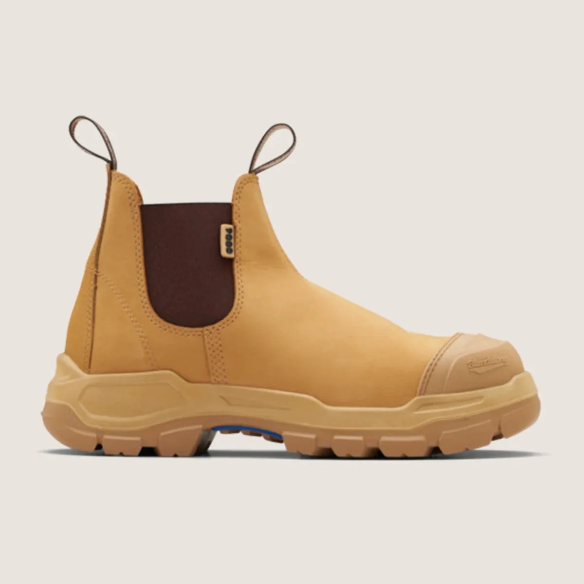 BLUNDSTONE UNISEX SLIP-ON SAFETY BOOTS 9000 - WHEAT
