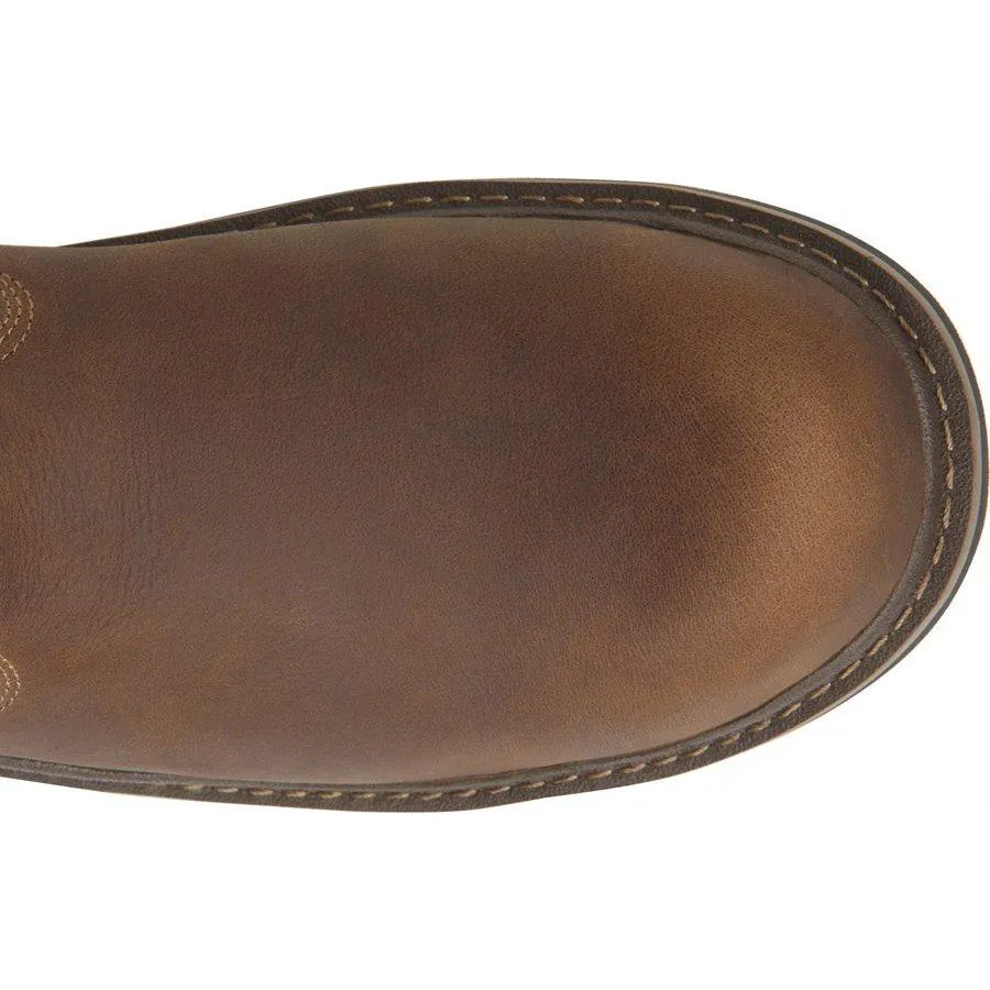 Carolina Men's Mandrel 10" Composite Toe Waterproof Wellington Work Boot- Brown - CA6558