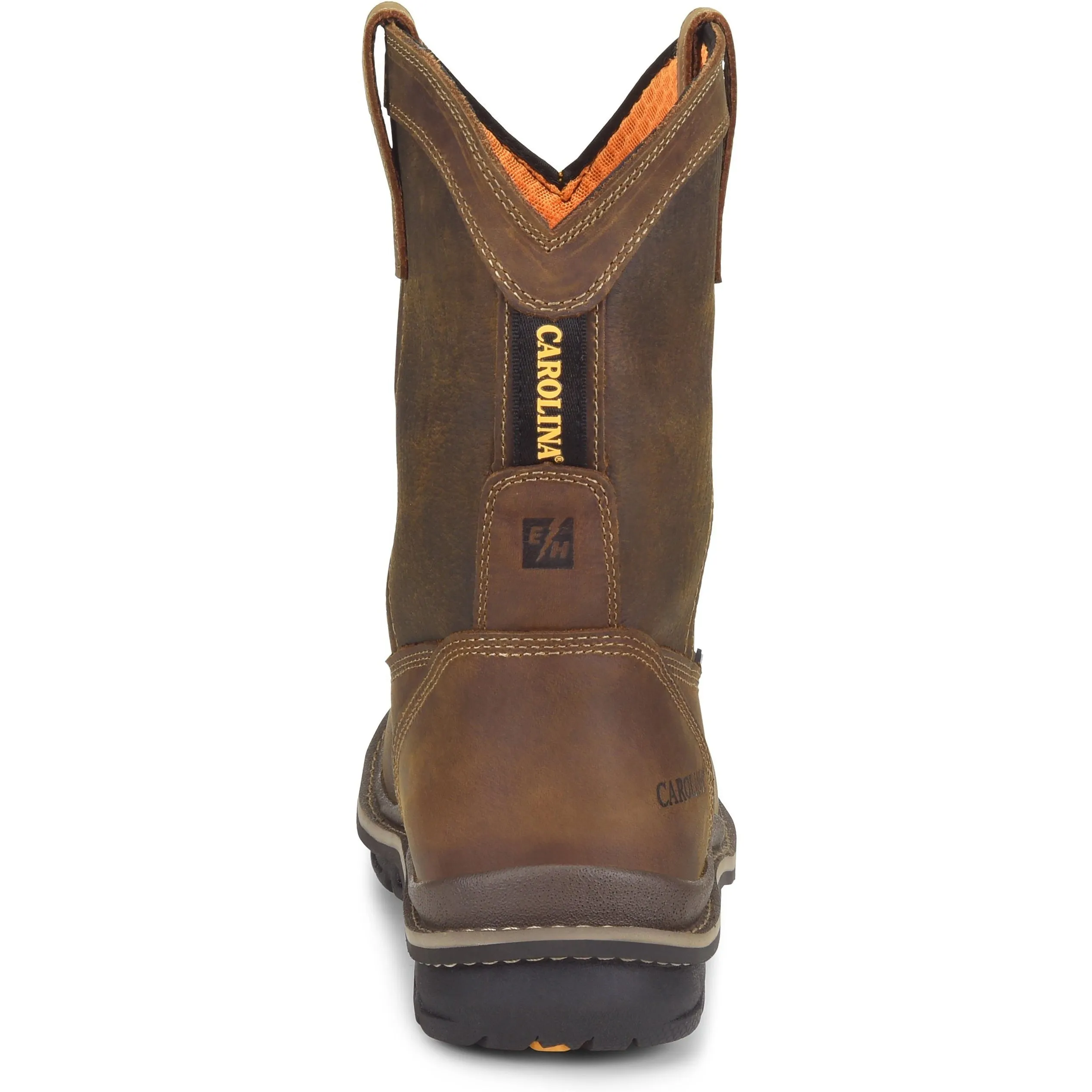 Carolina Men's Mandrel 10" Composite Toe Waterproof Wellington Work Boot- Brown - CA6558
