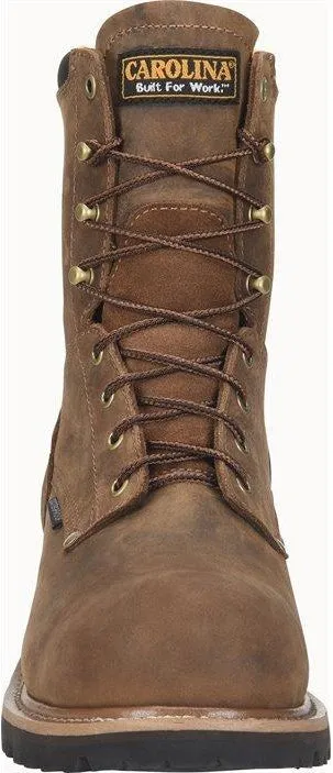 Carolina Men's Poplar 8" Soft Toe Waterproof Work Boot - Brown - CA9052