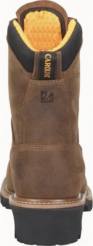 Carolina Men's Poplar 8" Soft Toe Waterproof Work Boot - Brown - CA9052