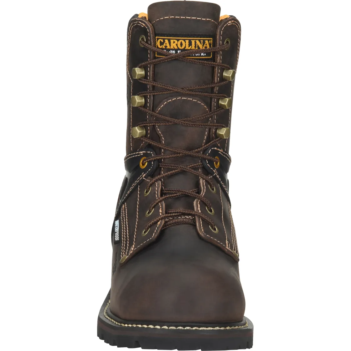 Carolina Men's Timber 8" Comp Toe Waterproof Logger Work Boot - Brown - CA6921