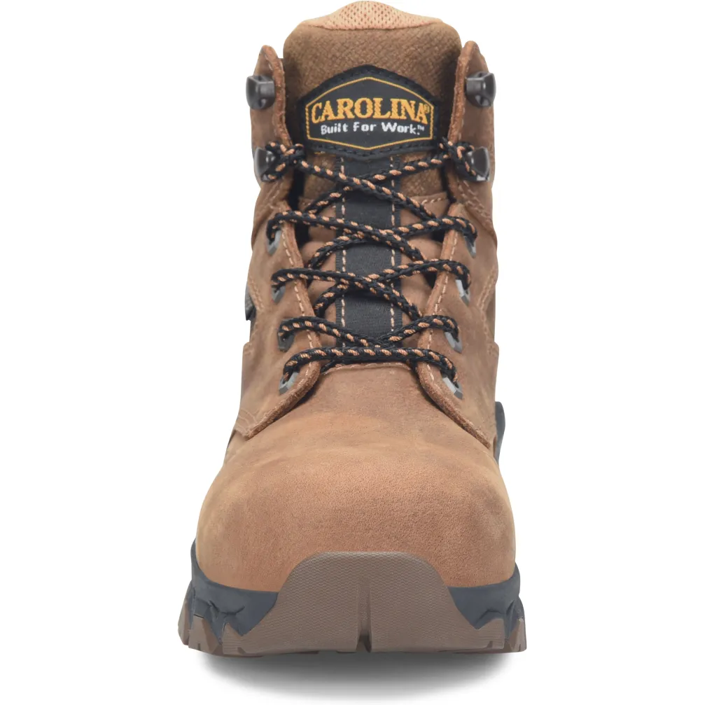 Carolina Women's Sage 6" Composite Toe Waterproof Slip Resist Work Boot -Brown- CA5679