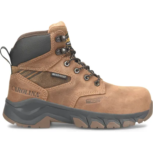 Carolina Women's Sage 6" Composite Toe Waterproof Slip Resist Work Boot -Brown- CA5679