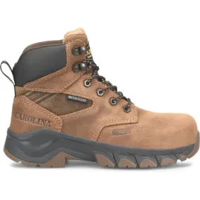 Carolina Women's Sage 6" Composite Toe Waterproof Slip Resist Work Boot -Brown- CA5679