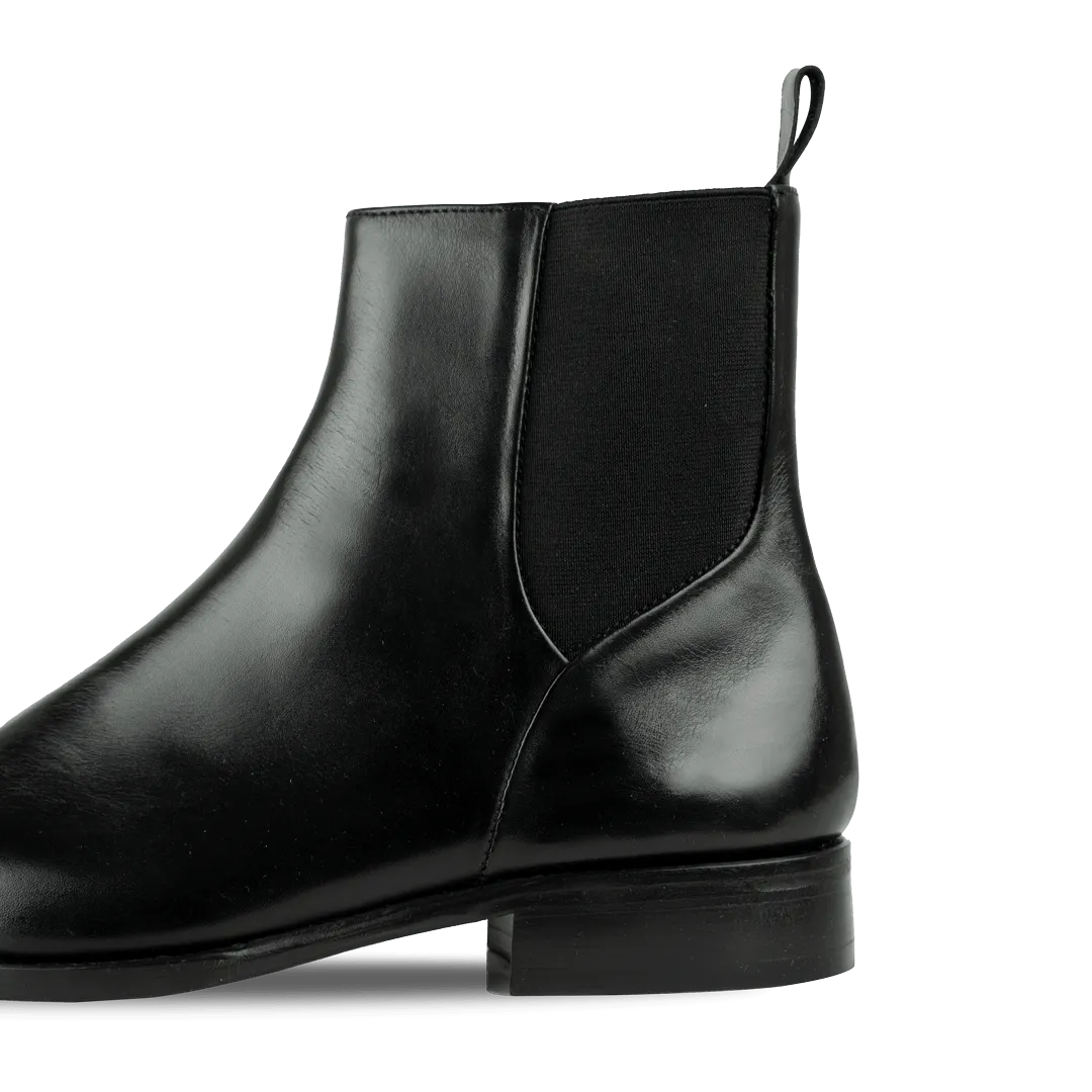 Cavan: Chelsea Boots Homme - Cuir Noir