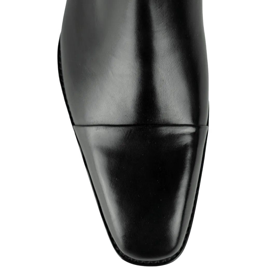 Cavan: Chelsea Boots Homme - Cuir Noir