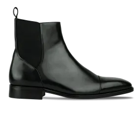 Cavan: Chelsea Boots Homme - Cuir Noir
