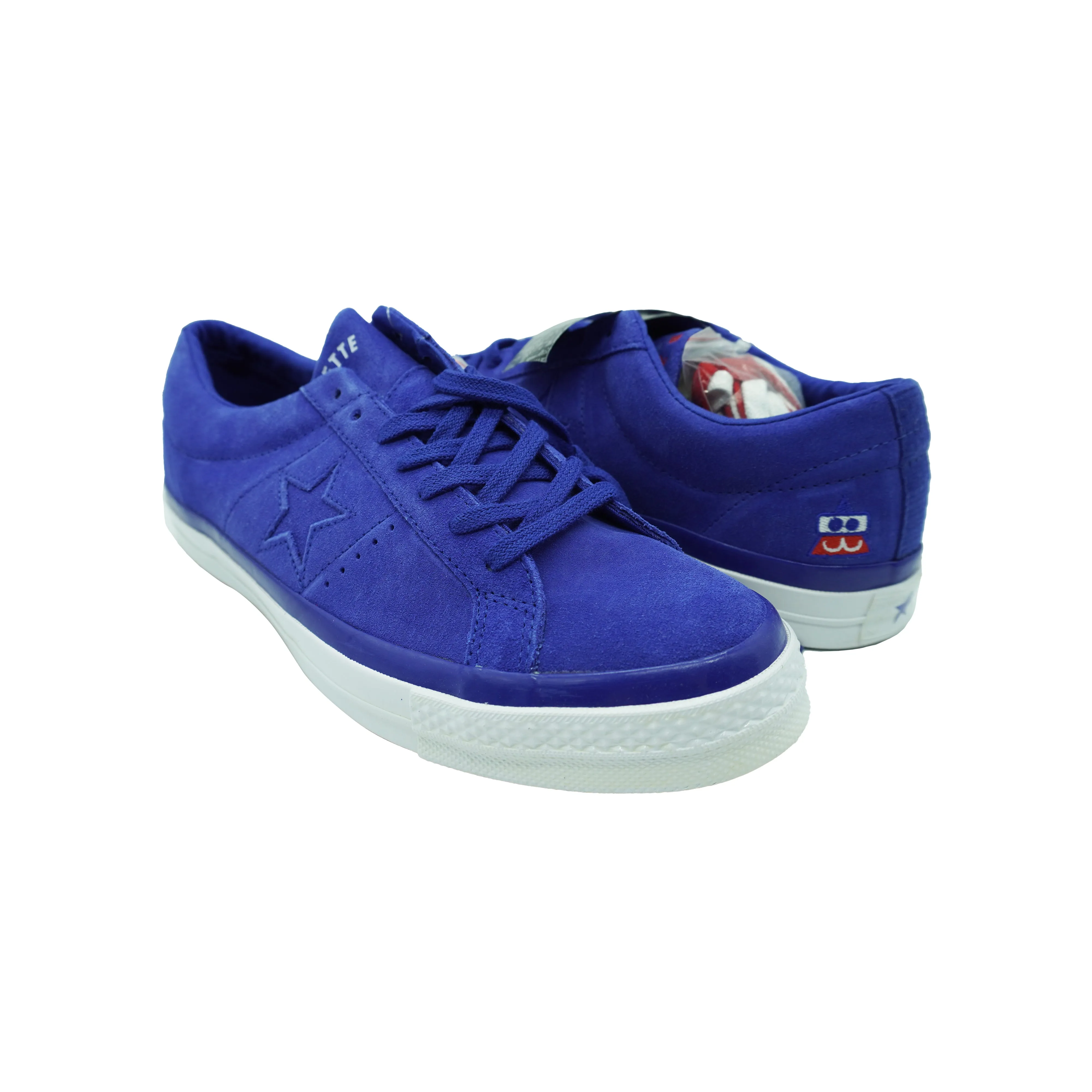 Converse Unisex One Star Ox Low Top Suede Leather Shoes Blue Size 10