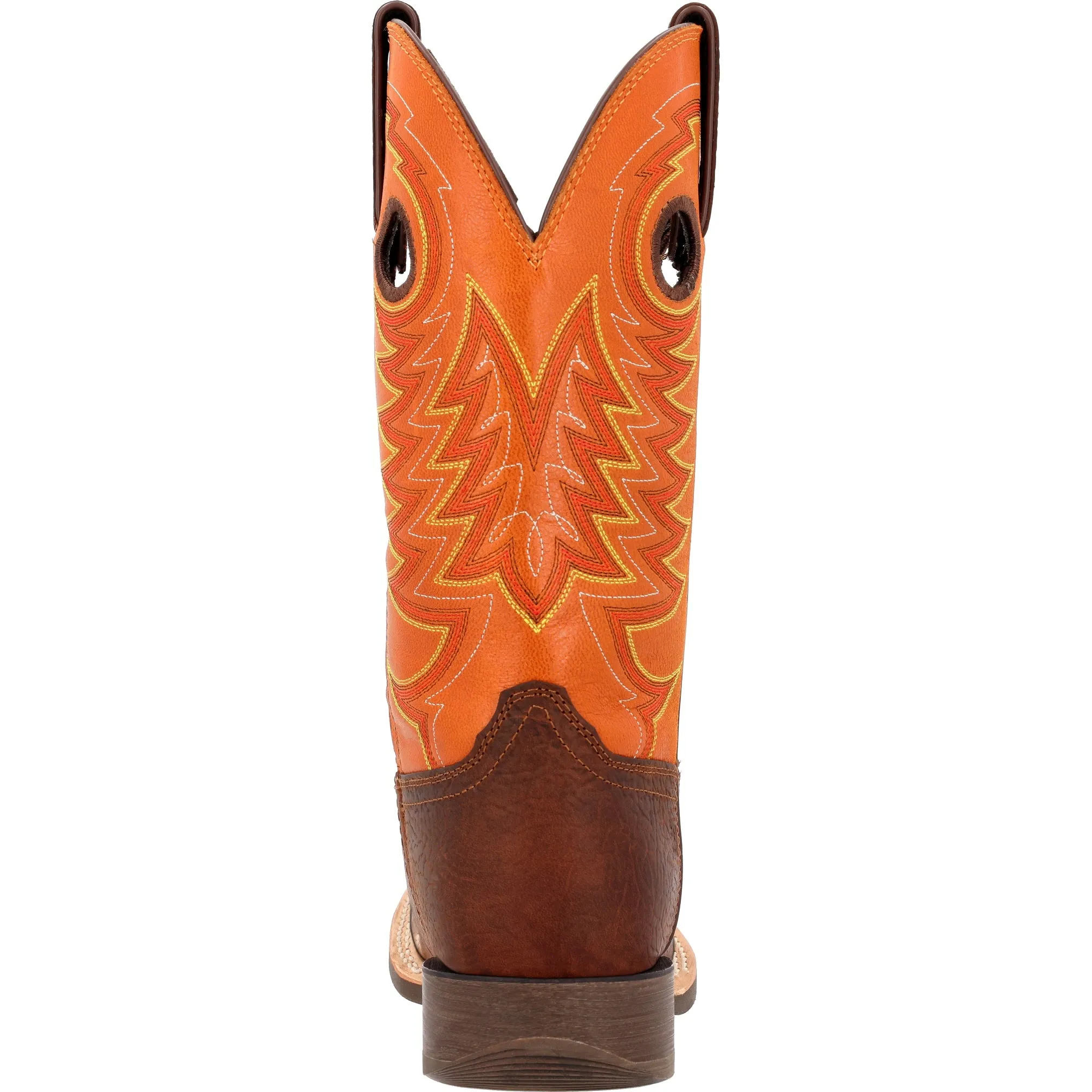Durango Men's Rebel Pro Orange Leather Square Toe Boot DDB0230
