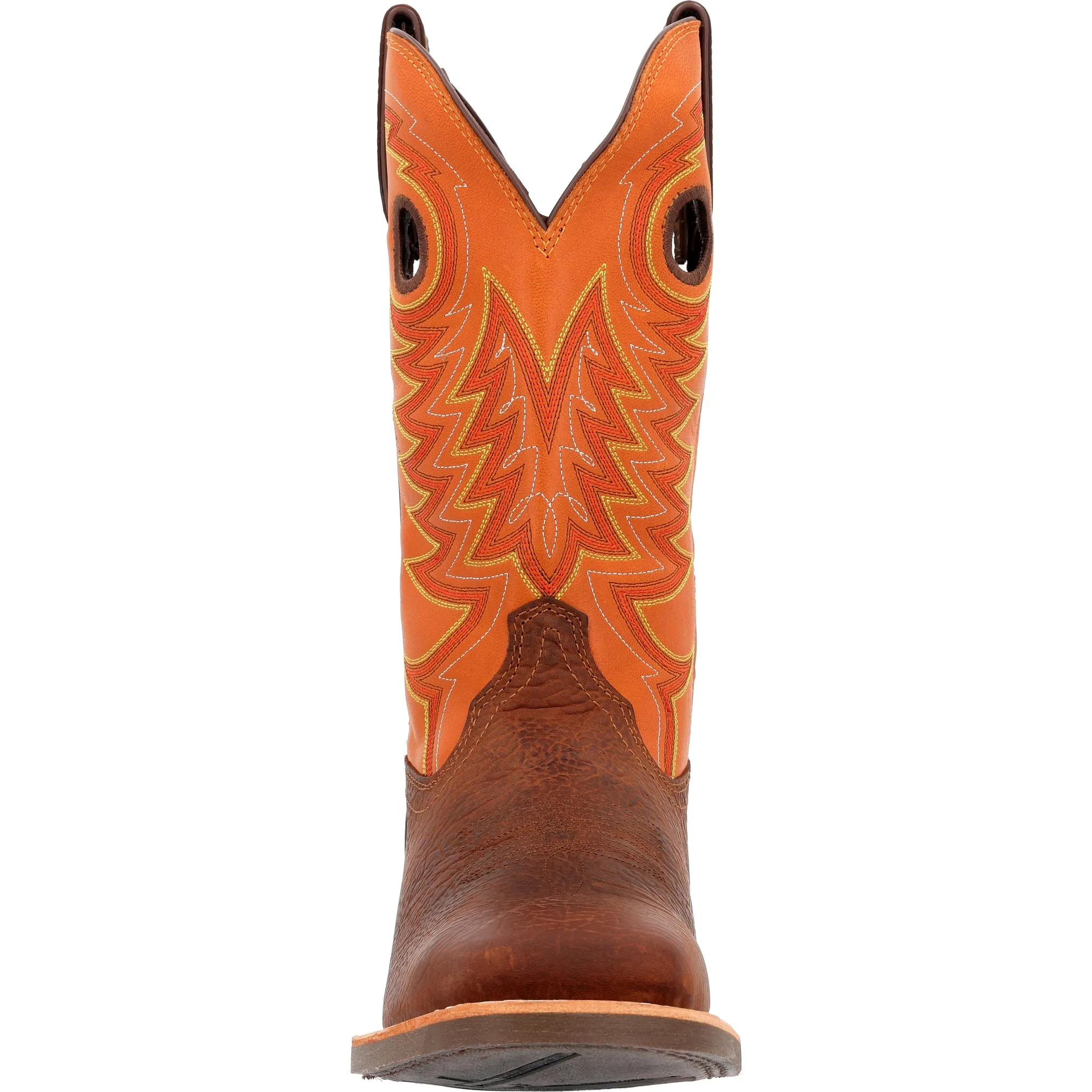 Durango Men's Rebel Pro Orange Leather Square Toe Boot DDB0230