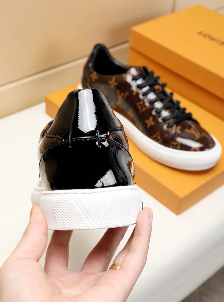 EI -LUV Low CEnogram Brown Breathable Sneaker