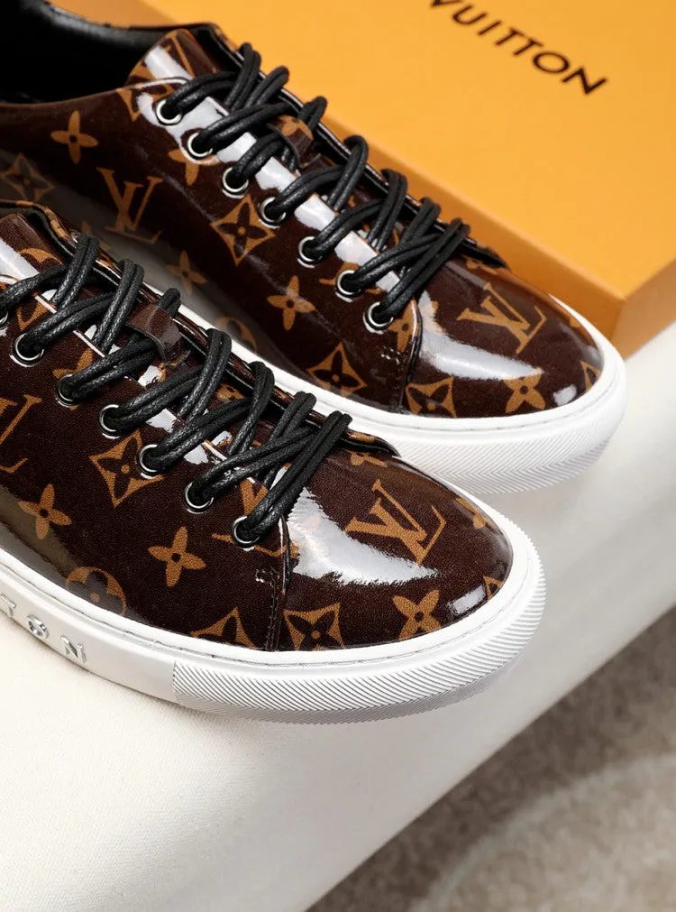 EI -LUV Low CEnogram Brown Breathable Sneaker