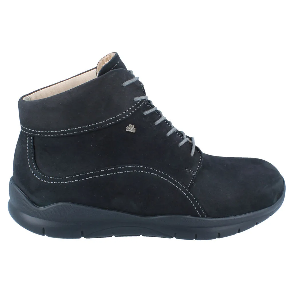 Finn Comfort Enschede Nubuck Leather Women's Ankle Shoes