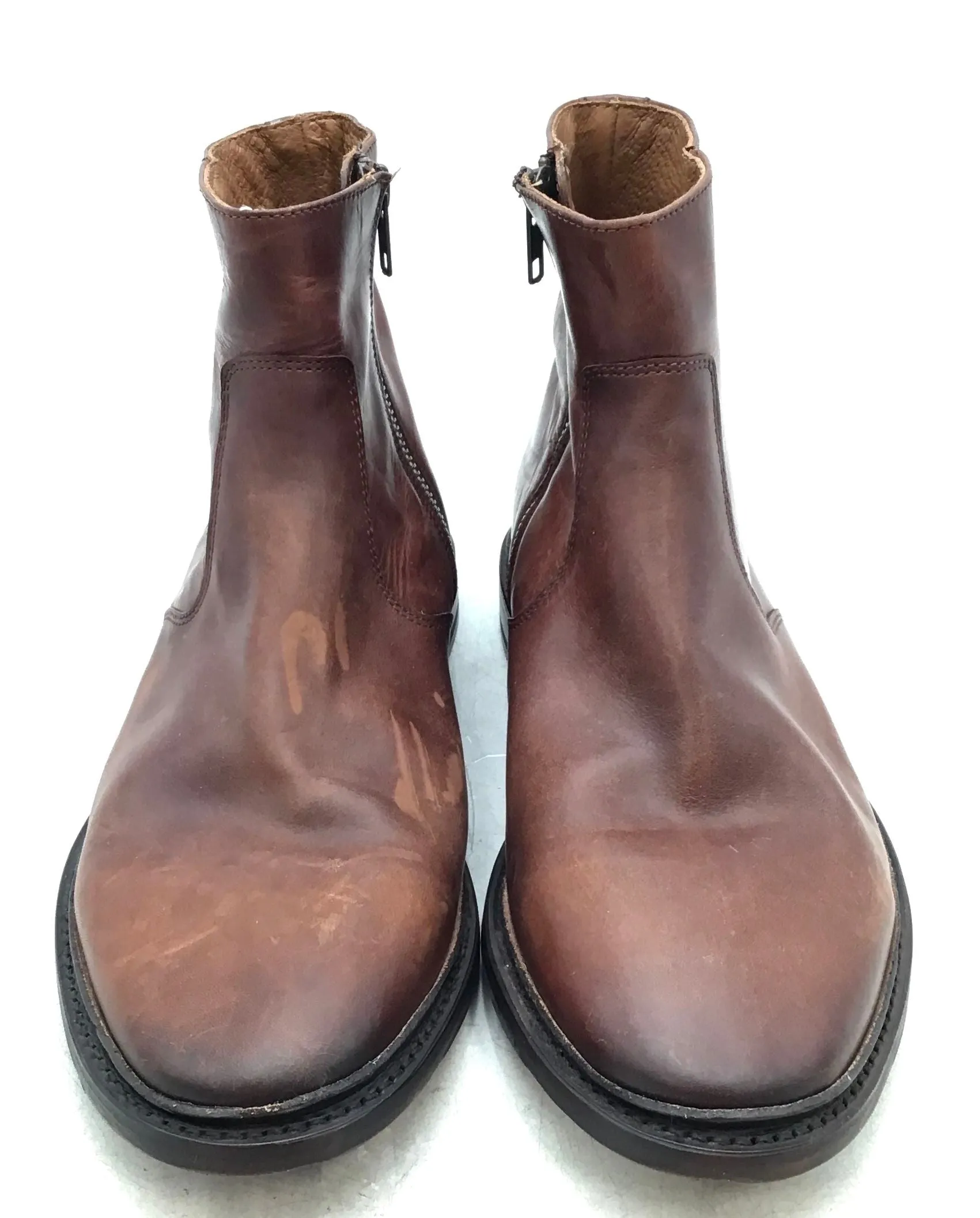 Frye Men's Paul Brown Leather Ankle Chelsea Boots - Size 8D