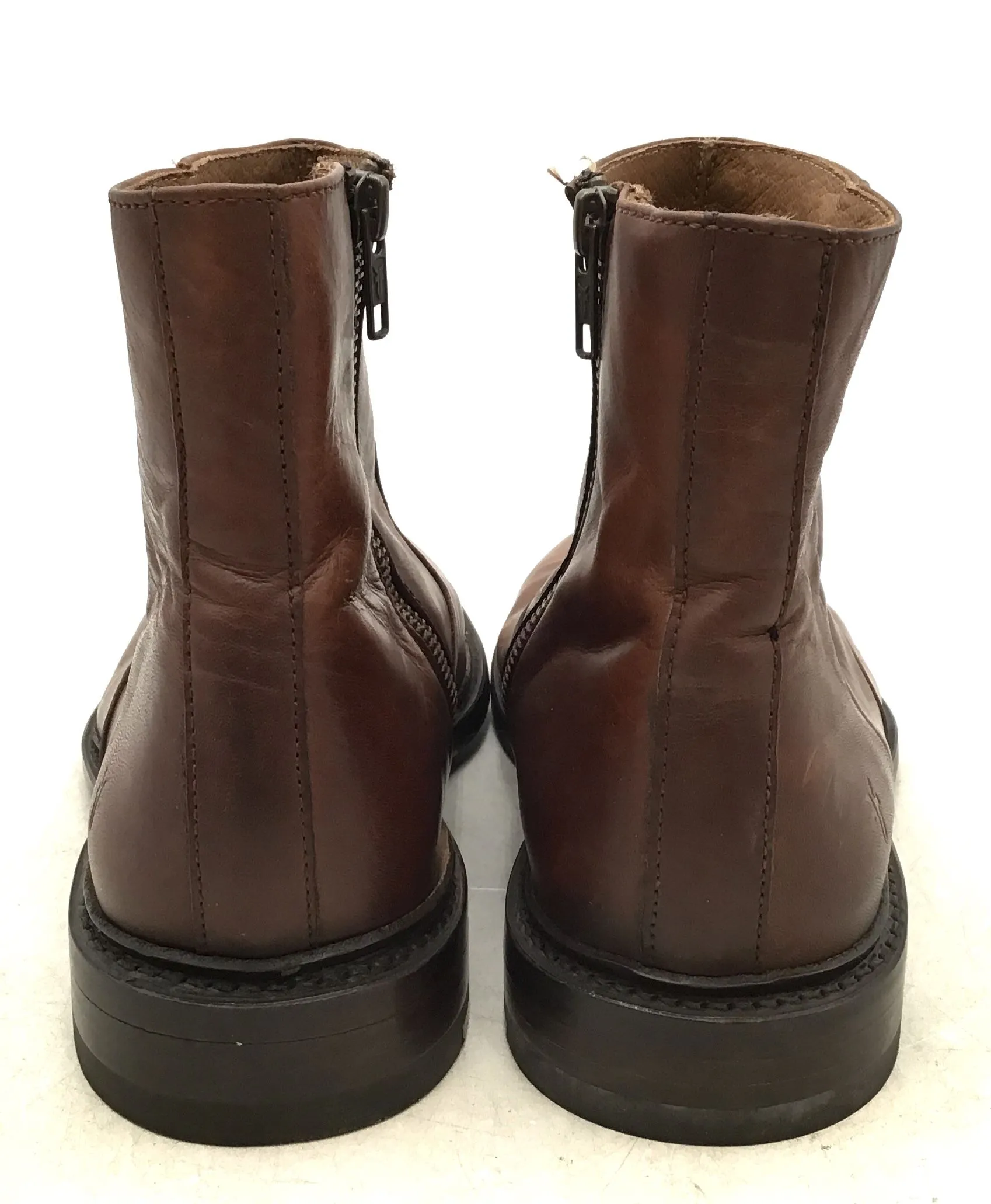 Frye Men's Paul Brown Leather Ankle Chelsea Boots - Size 8D