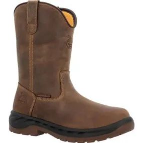 Georgia Boot Ot Men's Pull On Work Boots Gb00523 In Brown