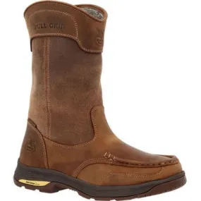 Georgia Men's Athens Superlyte Waterproof Pull On AT Work Boot -Brown- GB00550