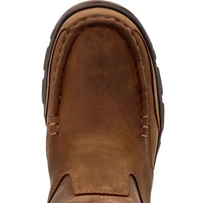 Georgia Men's Athens Superlyte Waterproof Pull On AT Work Boot -Brown- GB00550