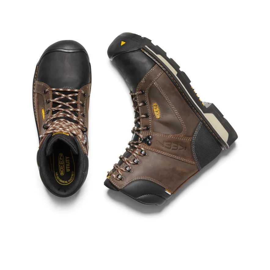 Men's CSA Oakland 8" Waterproof Boot (Carbon-Fiber Toe) | Bison/Black