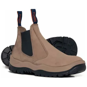 Mongrel Stone Premium Elastic Sided Steel Cap Safety Boot (240060) (Pre-Order)