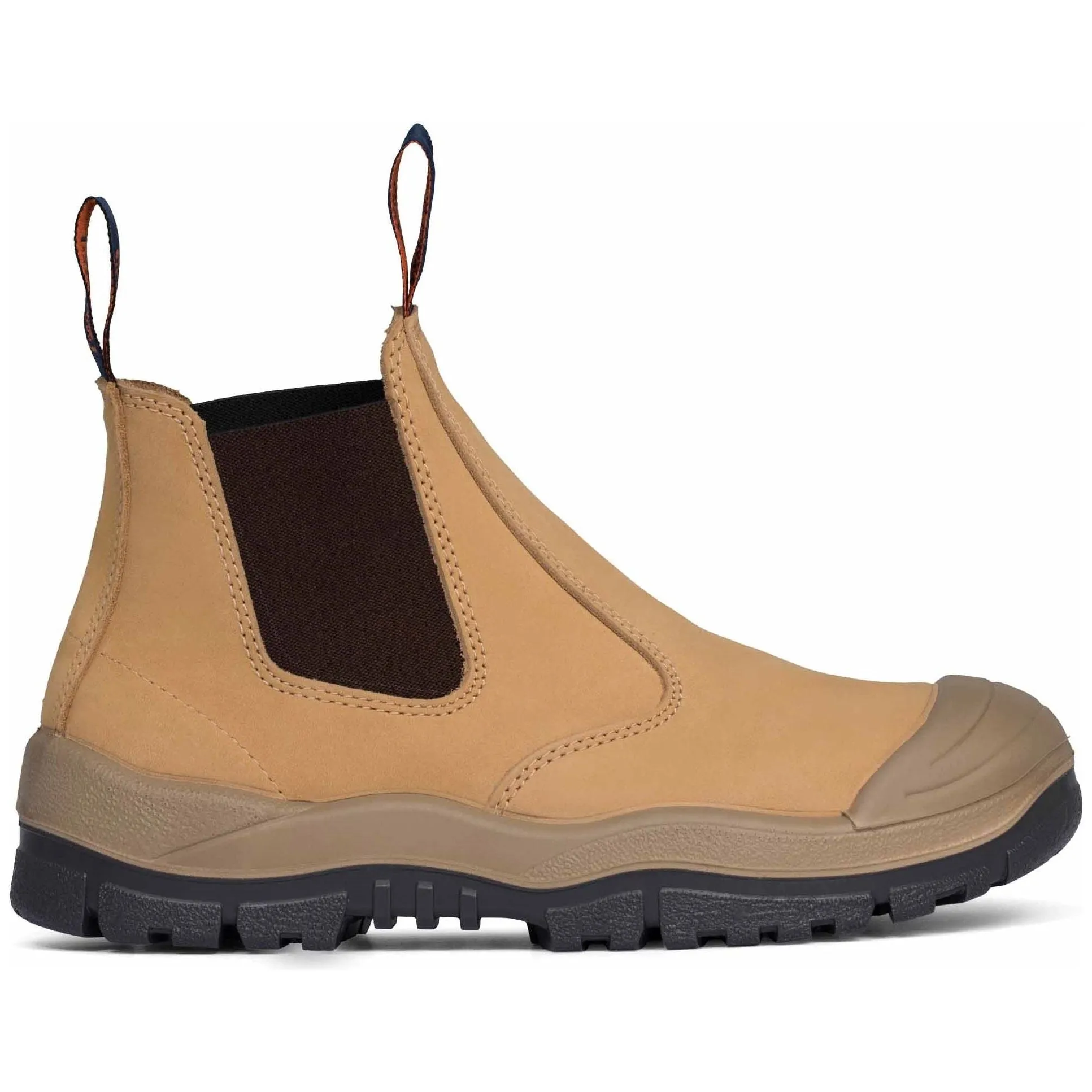 Mongrel Wheat Premium Elastic Sided Steel Cap Safety Boot With Scuff Cap (440050) (Pre-Order)