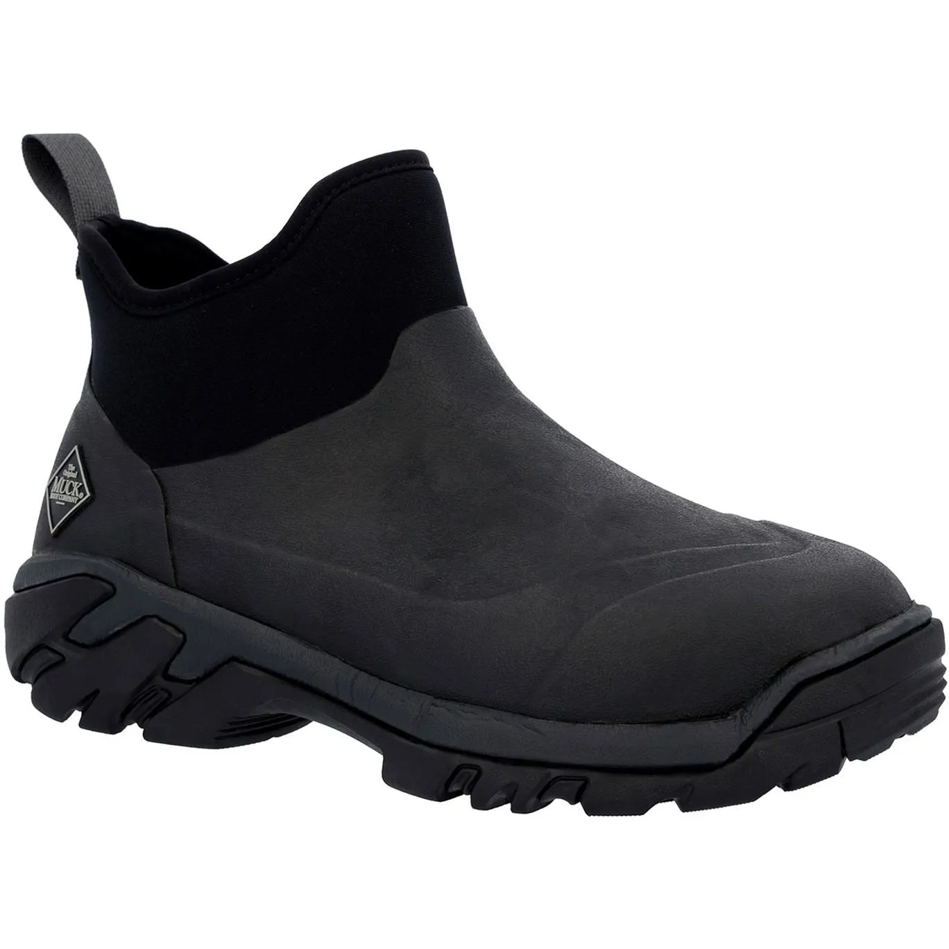 Muck Boots Woody Sport Black Rubber Male Textile/Weather Wellingtons