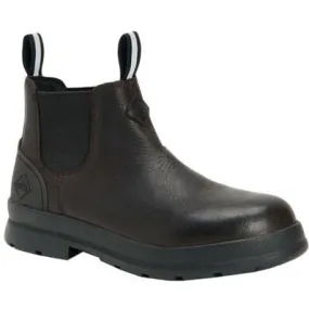 Muck Men's Chore Farm Leather Chelsea Waterproof Work Boot - Black - CCLP-900