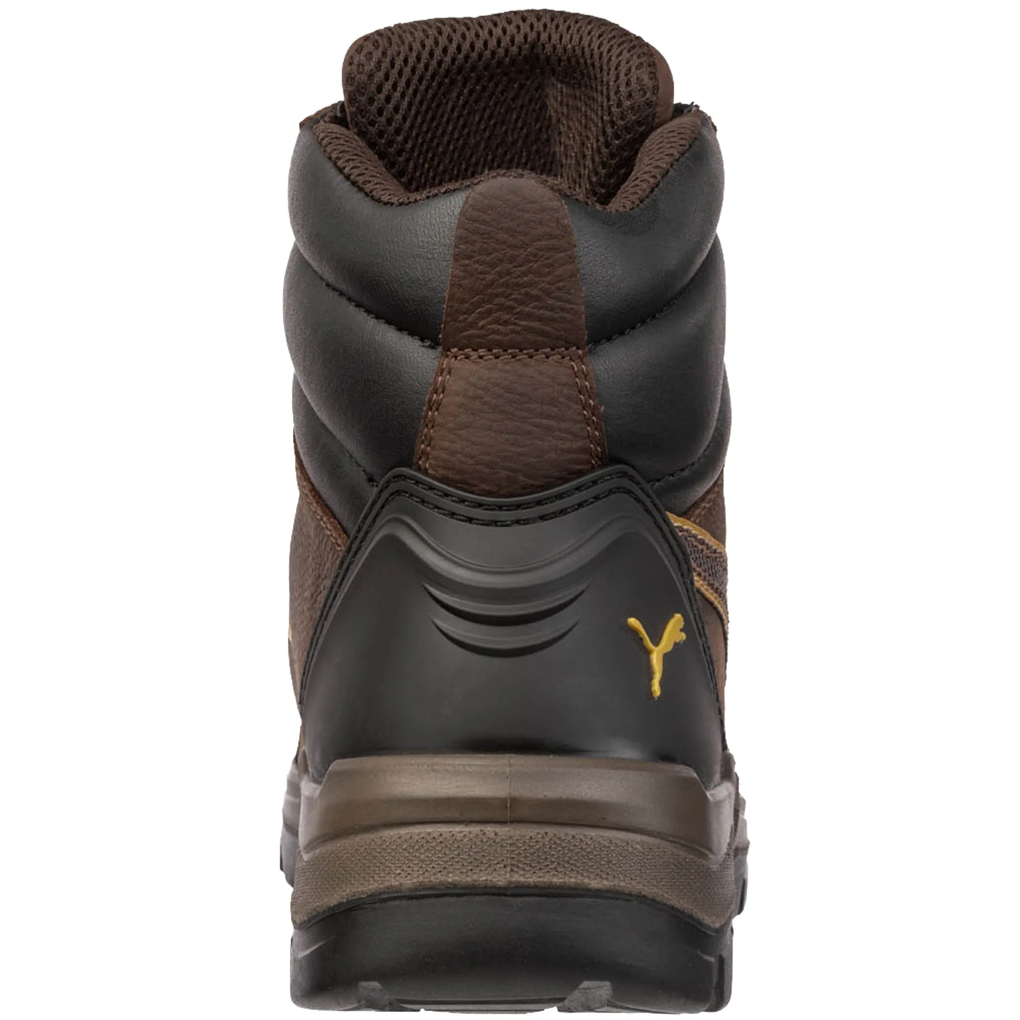 Puma Men's 630925 Tornado Brown Mid Waterproof Soft Toe Work Boots