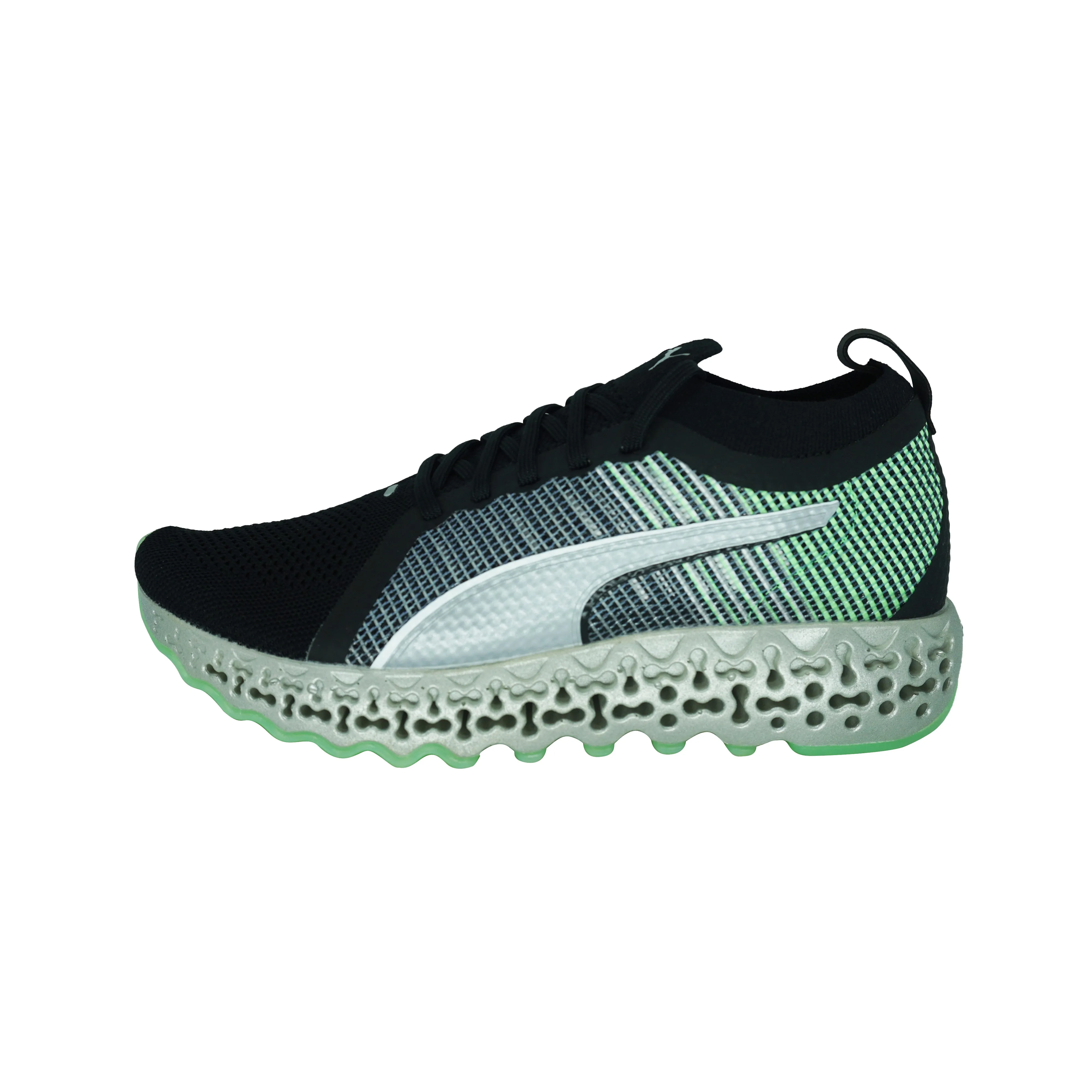 Puma Men's Calibrate Runner Lifestyle Sneakers Black Gray Green Size 10
