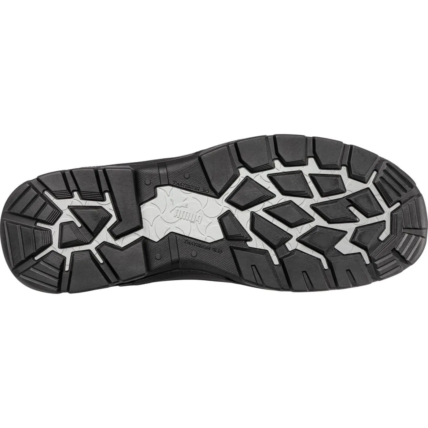 Puma Safety Cascades Mid Black Mens Leather Textile Safety Boots