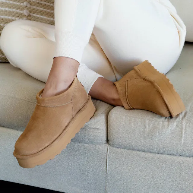 Retro Super Shorty Boot - Iced Coffee LAST ONE SIZE 7