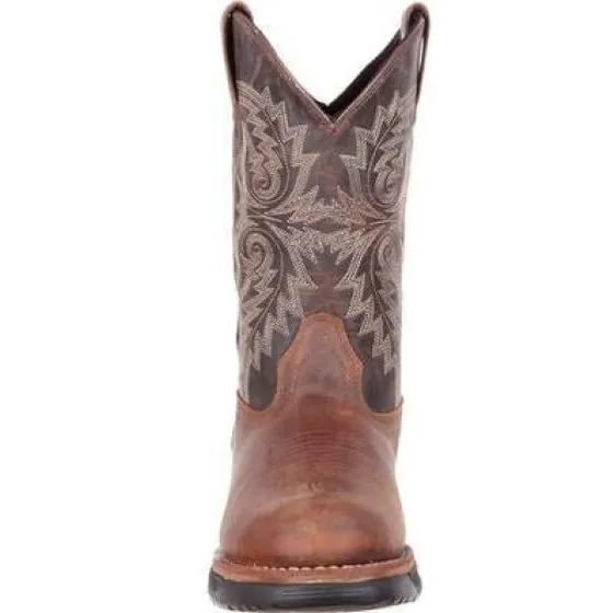 Rocky Men's Boots 11" Western Work Aztec Steel Shank Waterproof