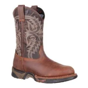 Rocky Men's Boots 11" Western Work Aztec Steel Shank Waterproof