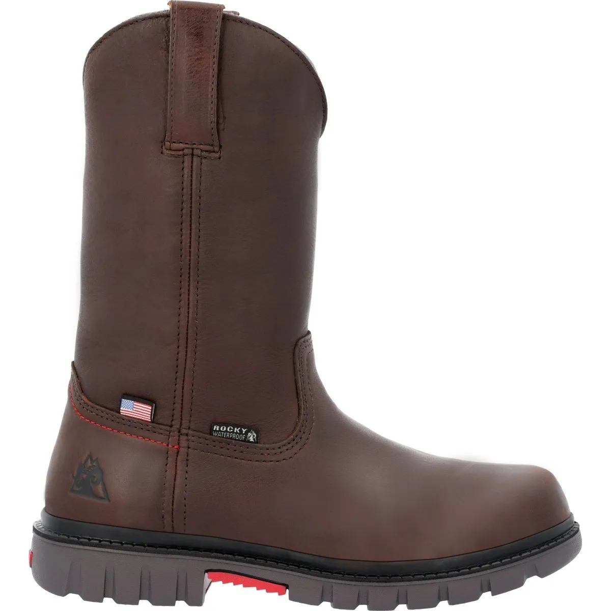 Rocky Usa Worksmart Men's Waterproof Work Boots Rkk0453 In Brown