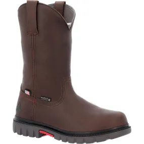 Rocky Usa Worksmart Men's Waterproof Work Boots Rkk0453 In Brown