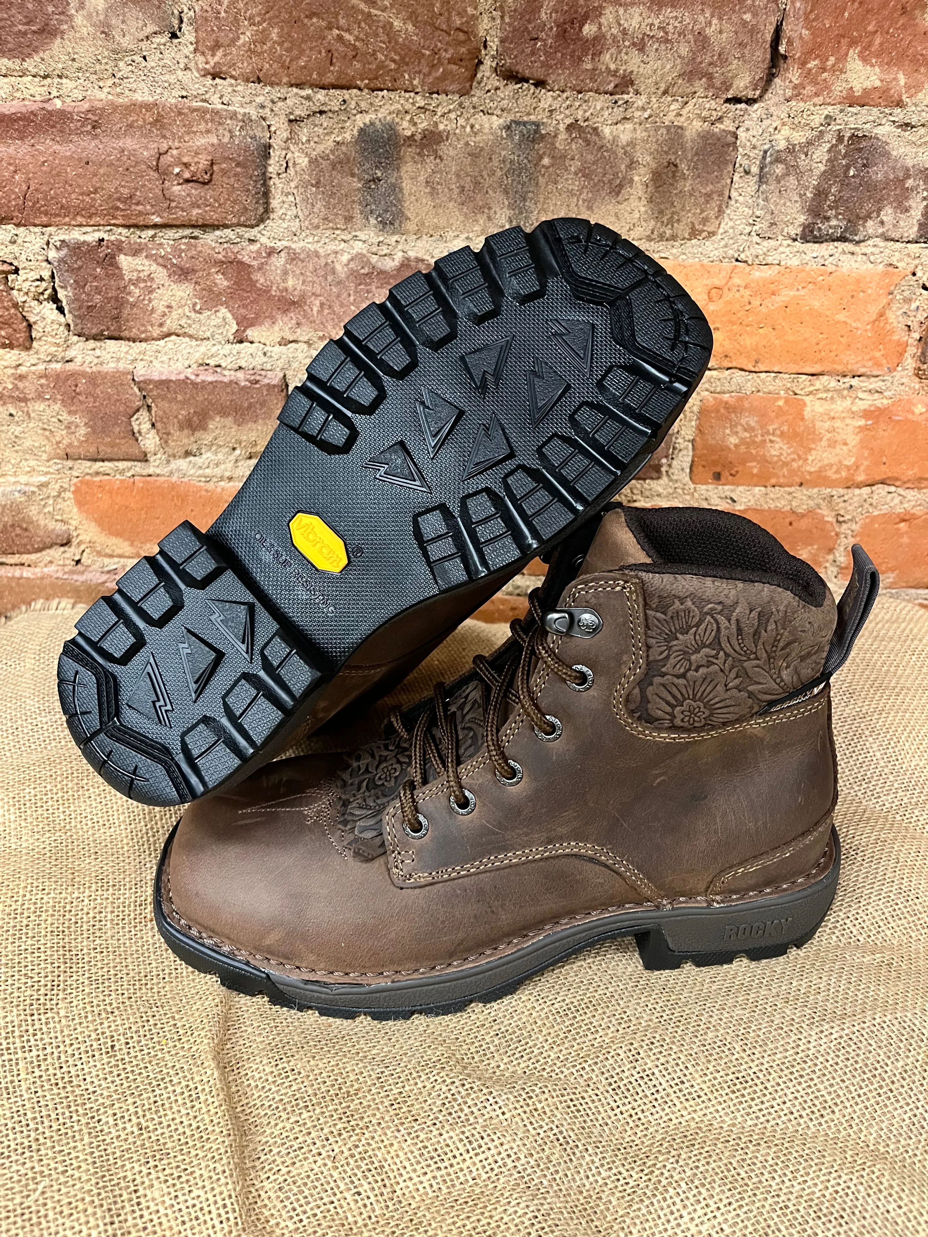 Rocky Women’s Legacy 32 6" Waterproof Embossed Work Boots RKW0411