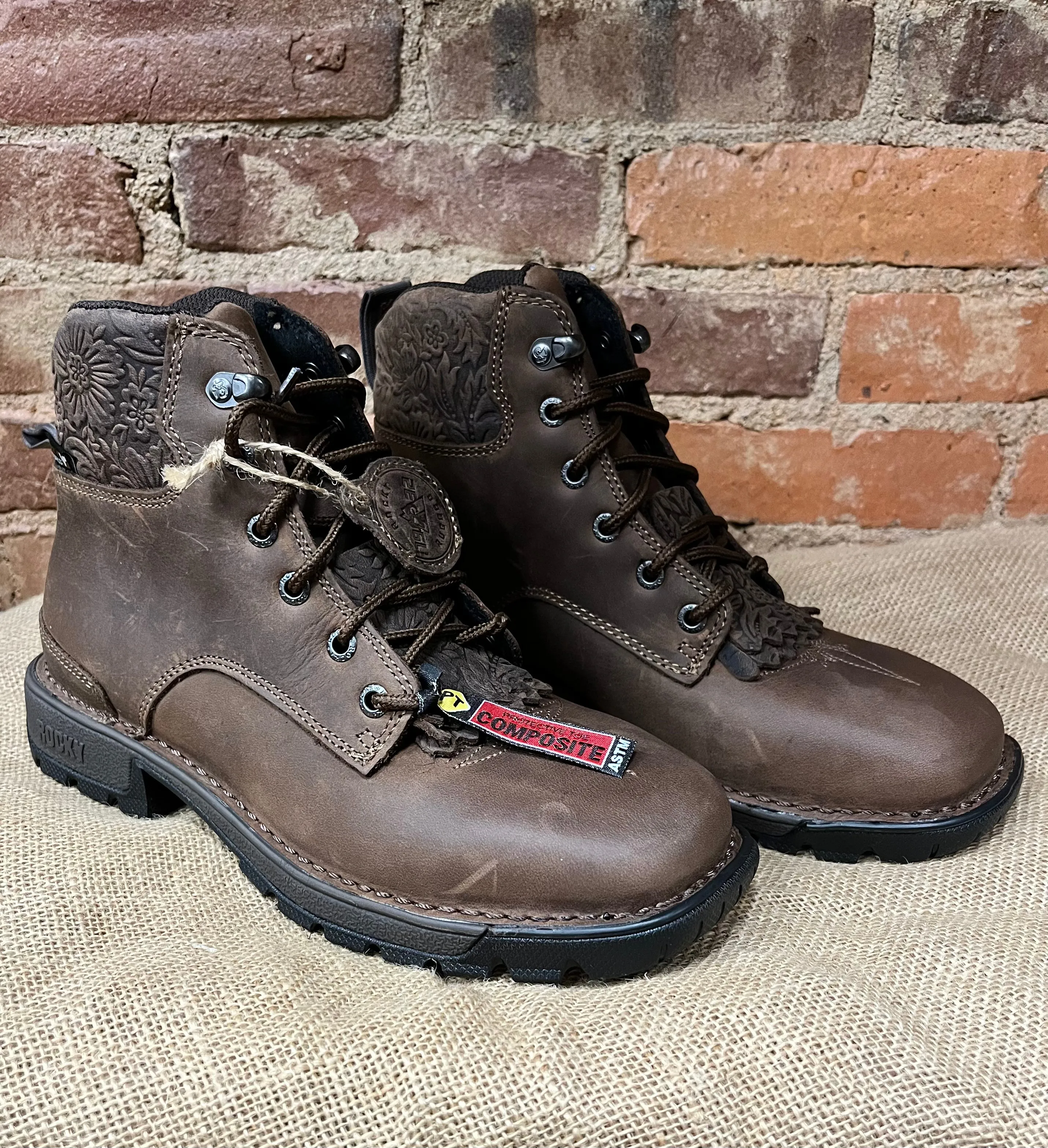 Rocky Women’s Legacy 32 6" Waterproof Embossed Work Boots RKW0411