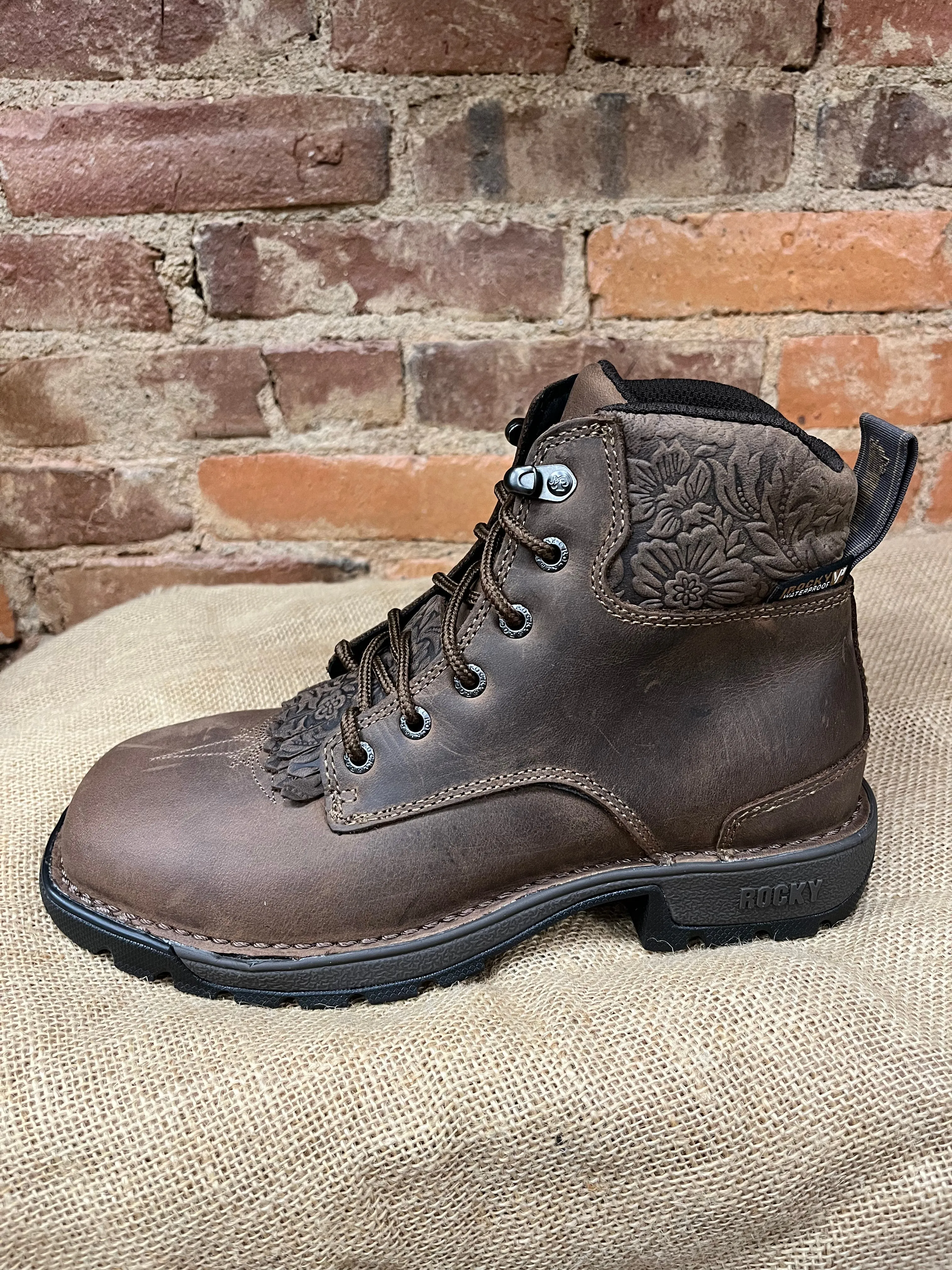 Rocky Women’s Legacy 32 6" Waterproof Embossed Work Boots RKW0411