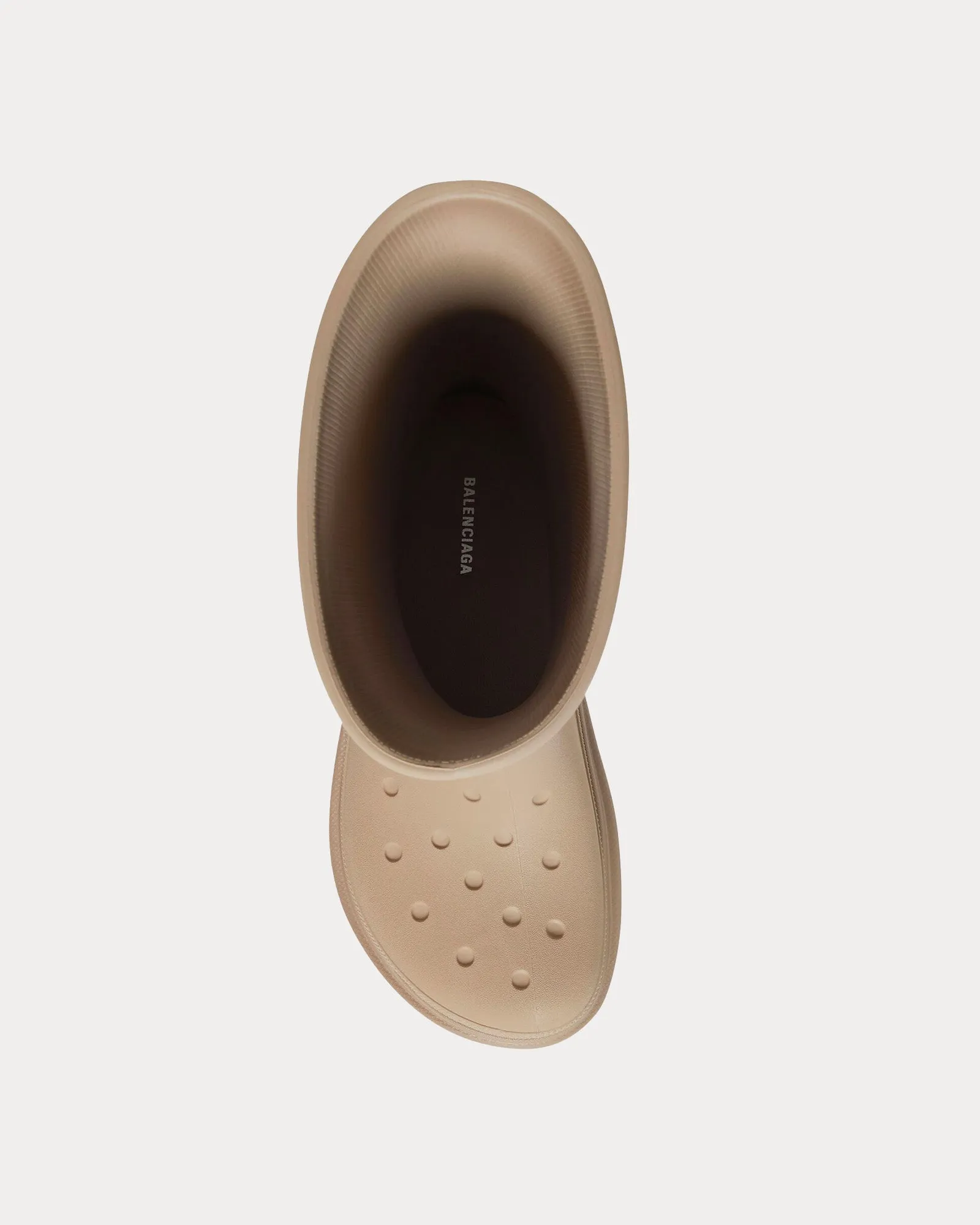 Rubber Beige Boots