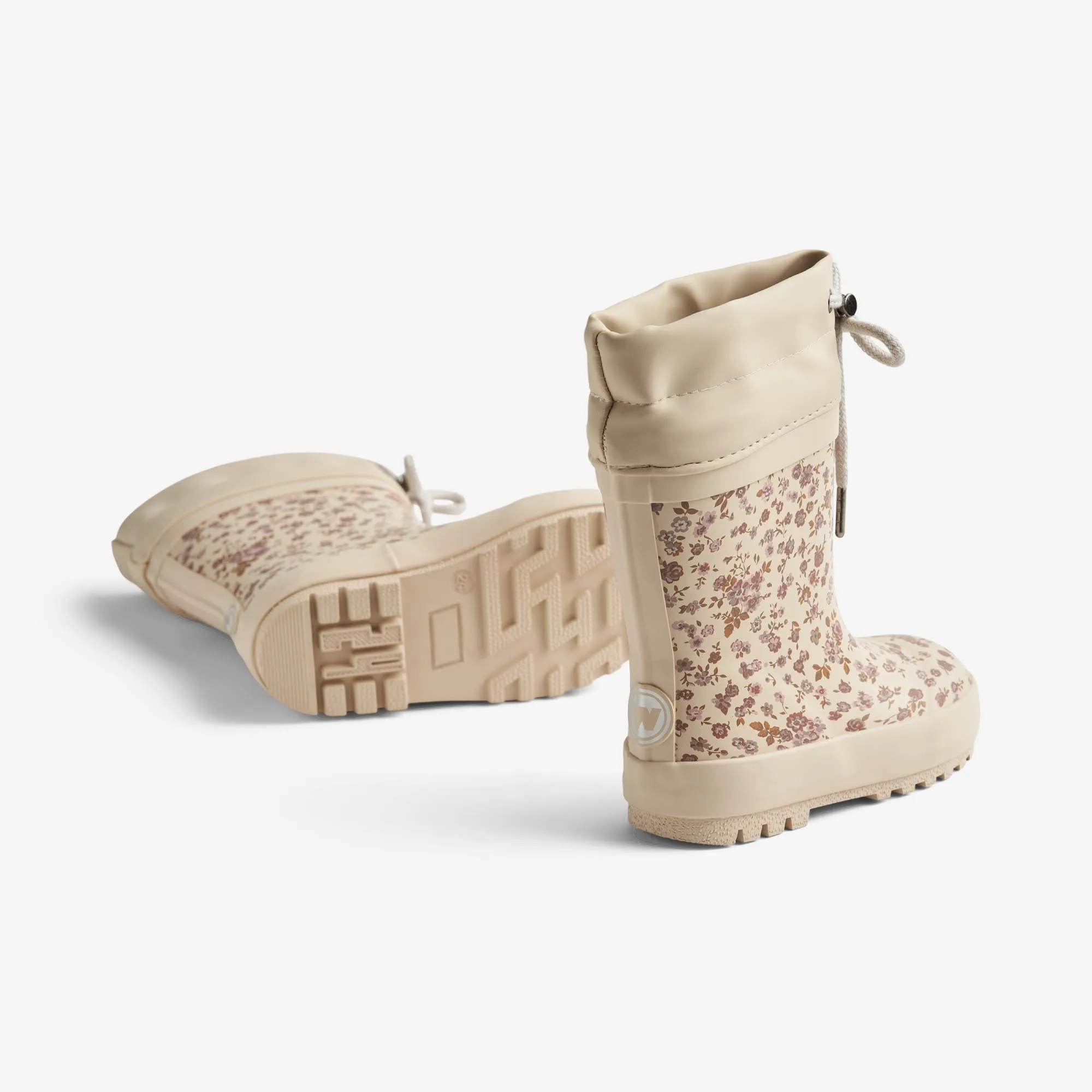 Rubber Boot Thermo Print - rose flowers