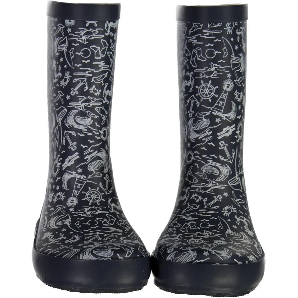 Rubber Boots Alpha - ink maritime