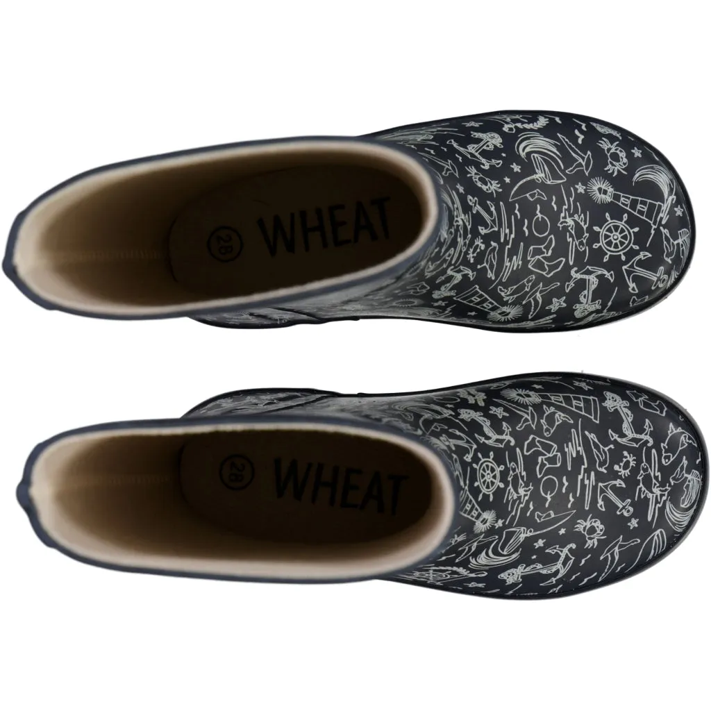 Rubber Boots Alpha - ink maritime