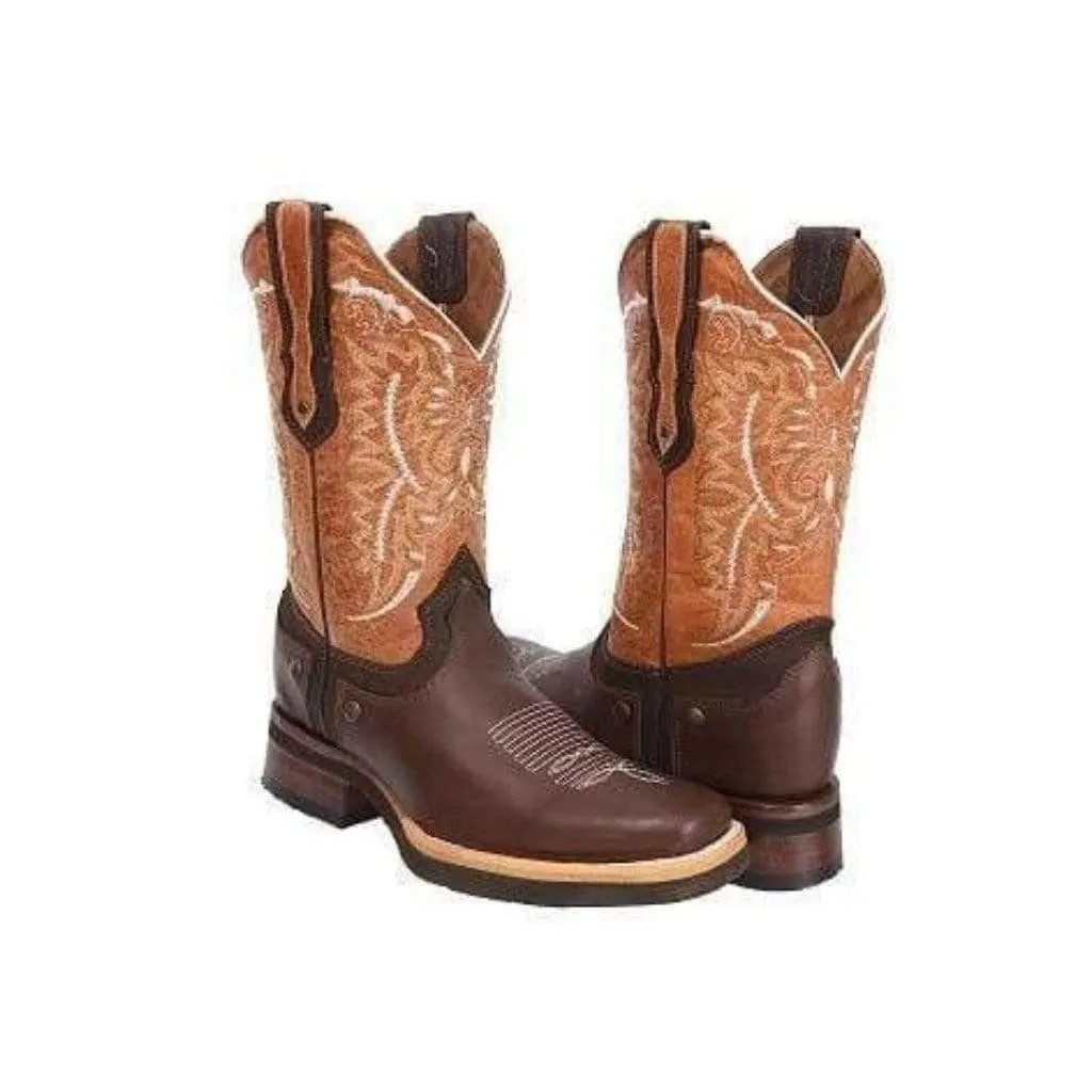 SG512 Rodeo Boot Brown Rubber Sole