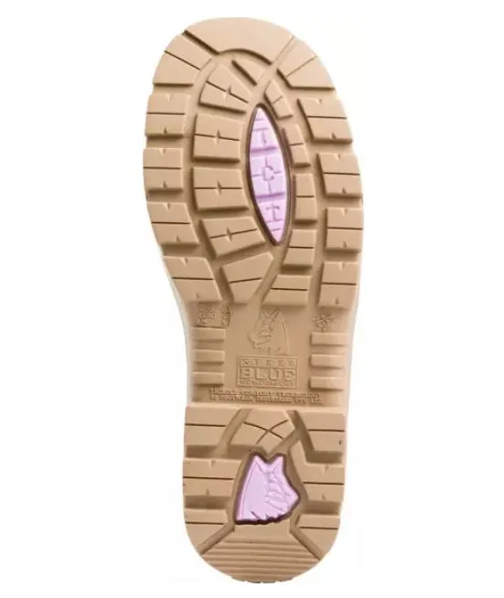 STEEL BLUE 512761 SOUTHERN CROSS LADIES ZIP SIDED BOOT - PINK