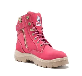 STEEL BLUE 512761 SOUTHERN CROSS LADIES ZIP SIDED BOOT - PINK