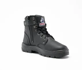 STEELBLUE -  ARGYLE ZIP SIDED SAFTEY BOOT - 312152