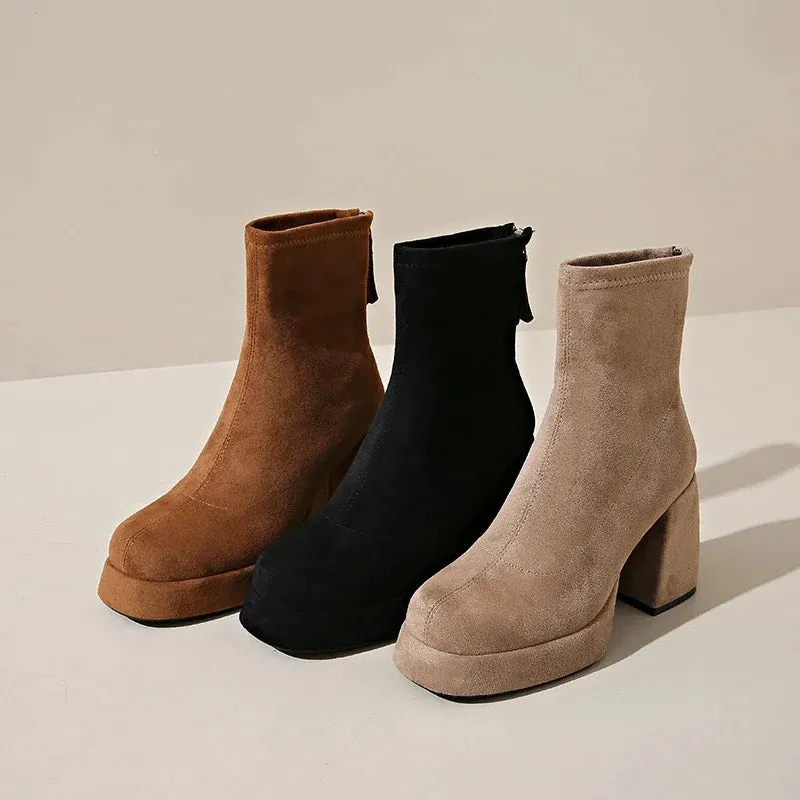 Stella Suede Ankle Boots