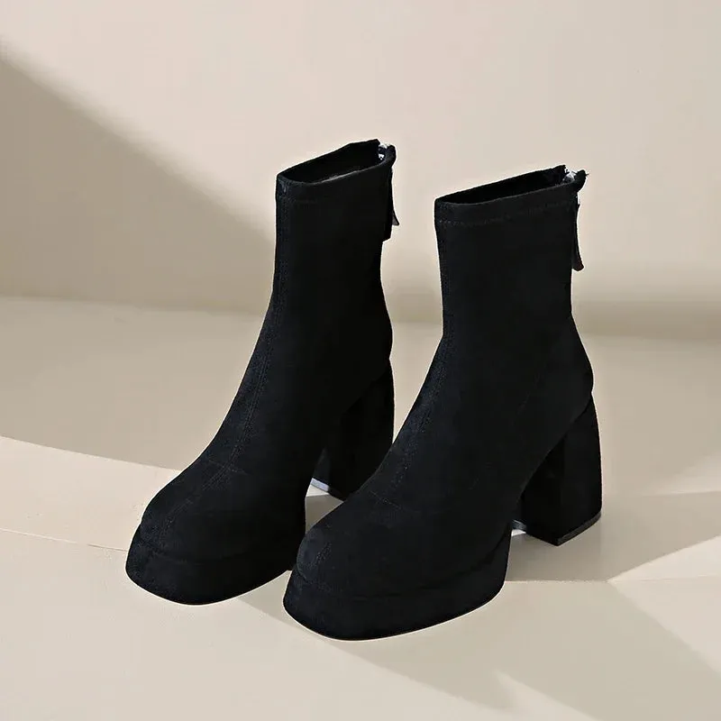 Stella Suede Ankle Boots